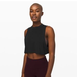 SOLD: Lululemon All Yours Cropped Tank Top | Size 2